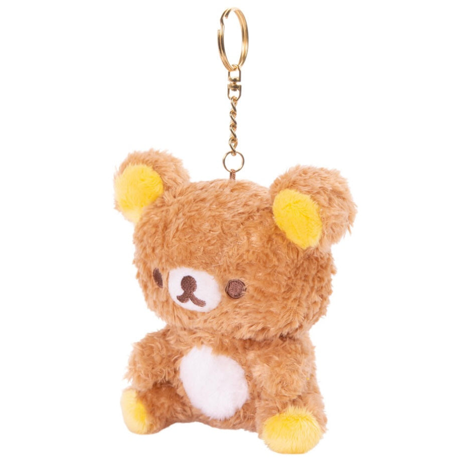 Rilakkuma Latte Series Caramel Keychain Plush